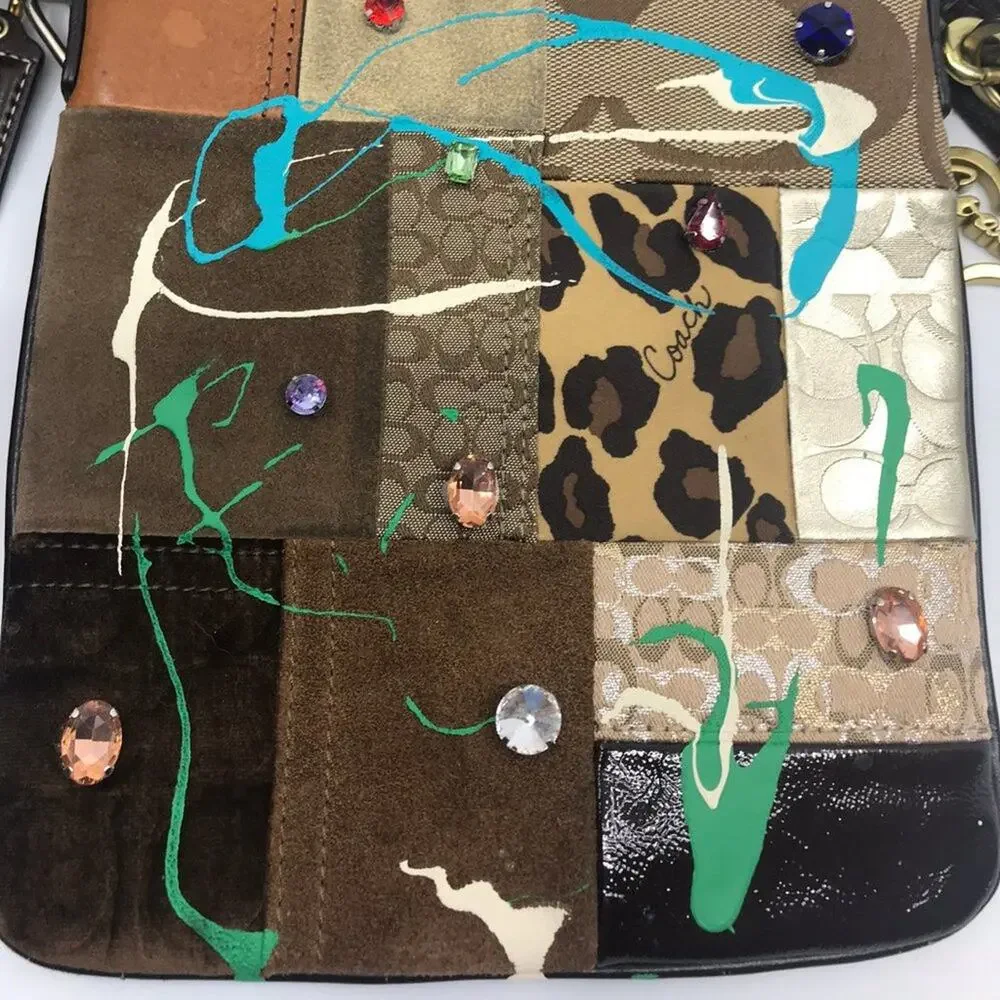 COACH Customized Multicolor Fabric Crossbody Bag - Picture 5 of 8